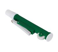 Sxhlseller Pompa per Pipette da 10 Ml, Dispenser di Liquidi Verde per Pipette in Vetro e Plastica Manuale di Ricerca di Laboratorio Rotella Controllo con una Sola Mano Design Lavabile