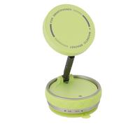 Sxhlseller Porta Cellulare Magnetico per Auto, Supporto Pieghevole a Ventosa con Asta Girevole a 360 Gradi e Design Sollevabile per Superfici Desktop in Colore (verde fluorescente)