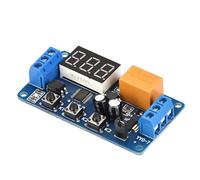 Sxhlseller Regolabile Ciclo Timer Relè Modulo DC 3V-7V Interruttore a Tempo | 4 modalità di funzionamento, memoria dopo interruzione di corrente, isolamento ottico, controllo pompa motore cinghia LED,