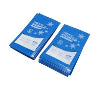Sxhlseller Sacca per Il Ghiaccio, Pacchetto di Ghiaccio 100pc Riutilizzabili per Pranzi (350ML)