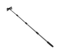 Sxhlseller Sarchiatore da Terra con Manico Lungo da 60 Pollici, Sarchiatore Manuale 2 in 1, Rastrello a Mano per Patio, Prato, Giardino, Testa in Acciaio Fuso Saldato, Uso Multifunzionale