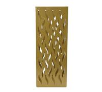 Sxhlseller Scaffale di Memoria del Tetto, Elegante Contenitore di Rivestimento a Forma Quadrata in Metallo Robusto per Negozi (Gold)