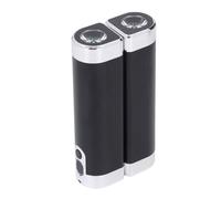 Sxhlseller Scaldamani Elettrici Ricaricabili Compatti Portatili per Pesca Campeggio con Torcia Power Bank per Avventure All'aria Aperta ABS Lega di Alluminio Confezione da 2