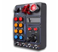 Sxhlseller Scatola di Controllo da Corsa con 30 Tasti Programmabili, Illuminazione RGB, Compatibile con VolantePXN V9 GEN2, Giochi per PC, Struttura in ABS