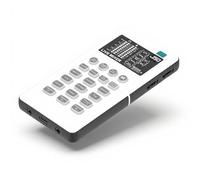 Sxhlseller Scheda Audio Portatile per Cambiare Voce, Mixer Audio Bluetooth 5.3 con 8 modalità Vocali, 9 Effetti, Illuminazione RGB, Riduzione del Rumore, Plug and Play per Telefono, PC,