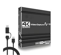 Sxhlseller Scheda di Acquisizione HDMI 4K per lo Streaming, Scheda di Acquisizione Video Audio Full HD 1080P 60Hz, USB3.0 Ad Alta velocità e Integrato in RJ45, Lavorare con Fotocamera, PC,