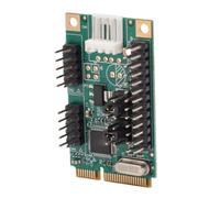 Sxhlseller Scheda di Espansione PCIe Doppia Seriale Comunicazione Veloce per la Gestione Professionale dei Dati con funzionalità Personalizzabili