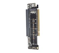 Sxhlseller Scheda di Espansione PCIe X16 per M.2 NVMe X2, PCIe 4.0 a X8 X4 X4 Adattatore Diviso Riser, Scheda di Espansione SSD Multi-interfaccia a 6 Porte per Server e PC Ad Alte Prestazioni
