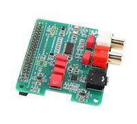 Sxhlseller Scheda di Espansione Scheda HiFi DAC Hat per RasPi W 3B Pi 4 Pi 5, Connettore a 40 Pin, 384 KHz 32 Bit, Jack per Cuffie da 3,5 Mm, Supporta OSMC e Volumio