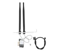 Sxhlseller Scheda di Rete 5G, Scheda Adattatore WiFi PCIe Dual Band 802.11AC BT4.1 2.4G 5G 867Mbps, Alta velocità, Forte compatibilità, Standard di Rete 802.11a/g/n/AC per Computer con