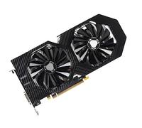 Sxhlseller Scheda Grafica RX590 da 8 GB GDDR5 256 Bit, PCI Express 3.0 X16, API 3D, Scheda Grafica di Gioco a Doppia Ventola con Dissipazione del Calore Rapida e Silenziosa per Computer