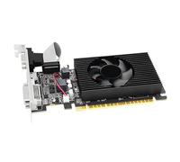 Sxhlseller Scheda Grafica, Scheda Video per PC a Basso Profilo DDR3 da 4 GB a 128 Bit, Supporto Interfaccia Multimediale DVI VGA HD, per la Navigazione Web di Work Stock su Sistemi Wins 7 8