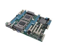 Sxhlseller Scheda Madre per Workstation Dual Socket R, Supporto per CPU Xeon E5 2600 V1 V2, DDR3 da 256 GB, 6 Slot PCIe 3.0, con 8 Slot DIMM DDR3, per Elaborazione