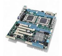 Sxhlseller Scheda Madre Server Dual Socket LGA 2011 Chipset C602, 8xDDR3 DIMM 256GB, 2xPCIe 3.0 X16, Dual Gigabit LAN per E5 2600 V2
