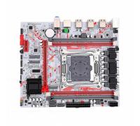 Sxhlseller Scheda Madre X99, Scheda Madre da Gioco LGA 20111-3 Micro ATX per CPU Xeon E5 V3 V4 DDR3 con 4 Canali DDR3 128 GB M.2 NVMe SATA3