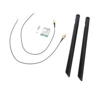 Sxhlseller Scheda WiFi M.2 con WiFi6 1800 Mbps e Bluetooth 5.2, Scheda di Rete Wireless Dual-band da,4 GHz/5 GHz RTL8852BE per e Include Antenne Esterne (Antenne esterne)