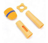 Sxhlseller Set Copertura Manica Impugnatura Microfono con Antivento, Anello Antiscivolo, Protegge Dalla Ruggine e, Migliore Presa Invernale, Si Adatta Alla Maggior Parte dei Microfoni (ORANGE)