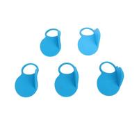 Sxhlseller Set di 5 Cuscinetti per Pollice da Baseball in Silicone Morbido di Alta qualità, Aiuto Leggero per L'allenamento Migliore Tecnica di Colpo (Blue)