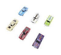 Sxhlseller Set di Mini Auto da Corsa per Bambini da 6 Pezzi, Modelli di Veicoli in Lega con Colori Vivaci per Giochi di Finzione Interattivi, Materiali Robusti per Giocattoli per Bambini Piccoli