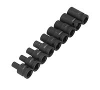 Sxhlseller Set di Presa a 9 Pezzi, Prese Quadrate di Azionamento 1/2 Pollici, Acciaio CR-MO di Grado Impatto per Rubinetti a Macchina M6-M24, per L'uso Pneumatico e Tramite Manuale