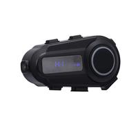 Sxhlseller sistem Interfono Bluetooth 6.0 per Casco Moto, Altoparlante per Casco HiFi, modalità Doppia Conversazione, Impermeabile IPX6, Luce LED, Microfono con Cancellazione del Rumore