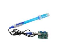Sxhlseller Sonda PH, Modulo Sensore Valore PH con Campo di Rilevamento 0-14 | Sonda per modulo rilevatore PH, strumento di ispezione industriale, uscita analogica, per analisi di acquari e acquari