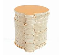 Sxhlseller Sottotorta Dorati 100 Pezzi Rotondi |Base per Mousse Riutilizzabile per Biscotti, Brownies Al Cioccolato, Esposizione di Dessert, Carta Ondulata