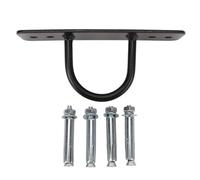 Sxhlseller Stabile Staffa di Ancoraggio per Montaggio a Parete e Soffitto per L'allenamento con la Corda da Battaglia, capacità di Carico di 300 kg, Struttura in Ferro