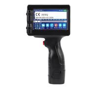 Sxhlseller Stampante a Getto Inchiostro Portatile, Stampante a Getto di Inchiostro Piccolo con Una Batteria di Grande capacità per Il Codice QR (Plug dell'UE 100-240V)