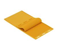 Sxhlseller Stampo per Pressa per Cera d'api, Set da 2 Pezzi, Pettine in Gomma da 5,4 Mm, per Fondare, Accessorio Pieghevole per Apicoltura per Strumenti Manuali per Stampi a Base Gialla, 42x23 Cm