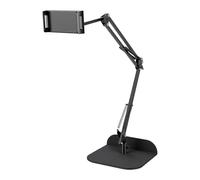 Sxhlseller Supporto per Telefono da Letto con Telecomando Bluetooth, Supporto a Morsetto Non Distruttivo in Acciaio Al Carbonio Regolabile a 360°, Triangolare Stabile per