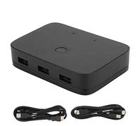 Sxhlseller Switcher KVM HDMI 1.4, 2 Porte Computer Host 2-in-1-out USB Condivisione Mouse Tastiera Stampante 201H per Sistemi/Linux/Mac con Cavo HDMI e Cavo USB