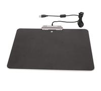 Sxhlseller Tappetino per Mouse RGB, Tappetino per Mouse Rigido 35x25 Cm, Tappetino per Tastiera per Computer Morbido Esteso, con Supporto in Gomma per Studio di Gioco di Lavoro