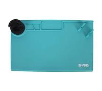 Sxhlseller Tappetino per Saldatura Grande Postazione di Lavoro in Silicone, Tappetino di Riparazione Antistatico Resistente al Calore per Saldatore a Pistola, Elettronica per Telefoni