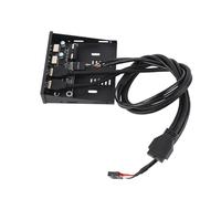 Sxhlseller Tappo del Pannello Frontale Interno del USB e Giochi con 2 Porte USB 3.0 e 2 .0, Robusta Costruzione in Metallo Durata a Lungo Termine