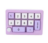 Sxhlseller Tascia Numerica Robusta con 12 Tasti Programmabili, Robusta Numpad Meccanico di Tipo C per Laptop, 12 modalità di Illuminazione, Tasto di Supporto Swap Hot, Plug and Play (Viola)