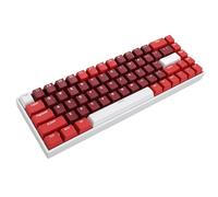Sxhlseller Tastiera da Gioco RGB Wireless Al 60% da 2,4 GHz, 68 Tasti Type C Tastiera Meccanica Compatta con Interruttore Blu Cablato per HarmonyOS IOS con Effetti di Luce, Batteria a