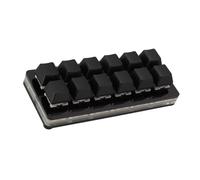 Sxhlseller Tastiera Macro a 12 Tasti con Una Sola Mano, Tastiera Programmabile Cablata USB Tipo C per Linux per OS X per Piccola Tastiera da Gioco Hot Swap con Interruttore Rosso per