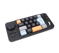 Sxhlseller Tastiera Macro USB C Cablata, 19 Tasti Meccanici Programmabili Tastiera da Gioco con una Sola Mano con Manopola e Joystick di Modifica Scorciatoie Hot Swap