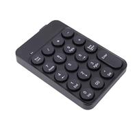 Sxhlseller Tastierino Numerico Bluetooth 5.1, Mini Tastierino Numerico Wireless a 19 Tasti, Tastiere Rotonde Ergonomiche Tastiera Esterna Portatile per PC Portatile Immissione Dati