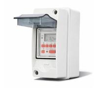 Sxhlseller Timer Programmabile per Pompa Piscina, 7 Giorni, 28 On/Off, con Scatola Impermeabile, per Riscaldatori e Filtri