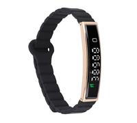 Sxhlseller Tracker Activity & Fitness con Controllo della Fotocamera Remoto, Braccialetto Intelligente con Cinturino Magnetico, Notifiche di Chiamata, Braccialetto Intelligente IP68 Acqua (GOLD)