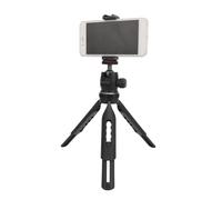 Sxhlseller Treppiede Portatile per Telefono Testa Sferica a 360° in ABS in Alluminio Premium con Slitta Fredda per Fotografie in Live Streaming, Mini Treppiede per Fotocamera per modalità Portatile