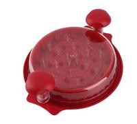 Sxhlseller Tritacarne Twist con Coperchio Trasparente |Strumento per Tritare il Pollo per Tritare Carne e Verdure Cotte, Bianco (rosso)