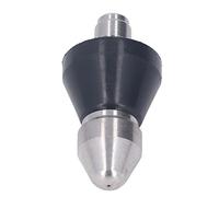 Sxhlseller Ugello per Idropulitrice, Sostituzione Mini Testa Centrale Compatta in Acciaio Inossidabile Posteriore a 6 Fori con 1/4 Pollice NPT per Acqua Calda e Fredda Fino a 100 °C 5000 PSI (Testa