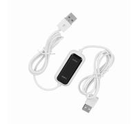 Sxhlseller USB Ad Alta velocità da PC a PC Sincronizzazione Online Collegamento Trasferimento File Dati Cavo Diretto Copia Facile tra 2 Computer con Esecuzione Automatica, Riconoscimento