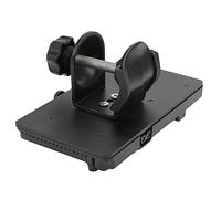 Sxhlseller V Mount V Lock Piastra Batteria D Alimentatore TAP |Supporto a Forma di U a Spirale in ABS con Staffa a Clip di Fissaggio per Lampada per Monitor della Fotocamera, Supporta Binario da 50 Mm