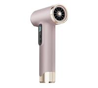 Sxhlseller Viaggiare Asciugacapelli a Filo Cordless, 100000 Rpm Ad Alta velocità e Ultra Silenziose 45 DB, Asciugacapelli Portatili con Ugello Magnetico per il Salone di Viaggio a Casa, (PINK)