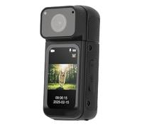 Sxhlseller Videocamera Indossabile da 2,7 K con Obiettivo Rotante a 180 °, Schermo da 1,47 Pollici e Cordino Magnetico, Camma del Corpo Compatta per Viaggi, Vlogging Ed Eventi (BLACK)