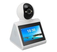 Sxhlseller Videocamera per Videochiamate Bidirezionale con Schermo IPS HD da 4,3 Pollici e Funzione Vocale AI, Videocamera per Animali Domestici da 2 MP 1080P per Cani e Anziani,